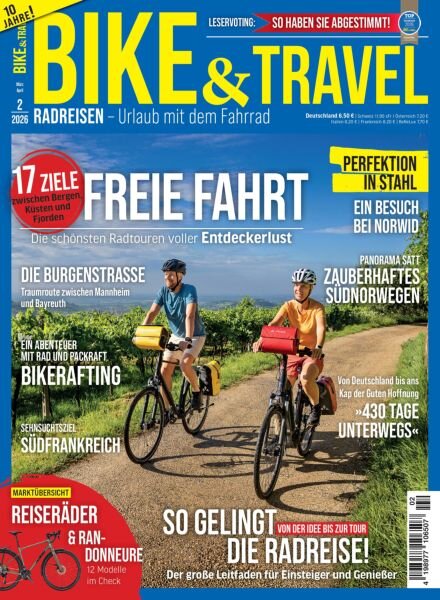 Bike&Travel Magazin – Marz 2026 Cover
