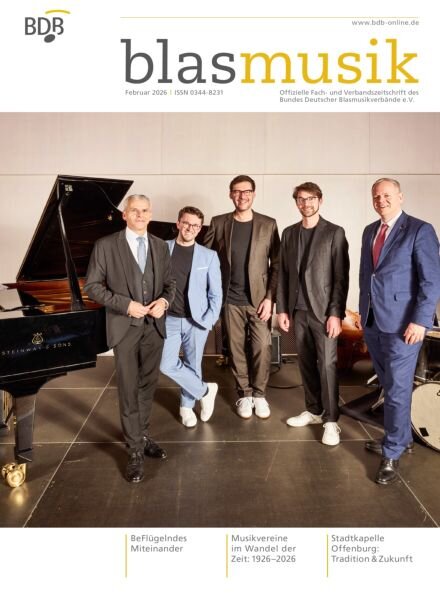 Blasmusik – Februar 2026 Cover