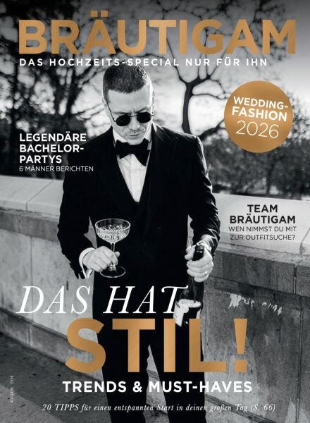 Braut & Brautigam Austria Spezial – Brautigam 2026 Cover