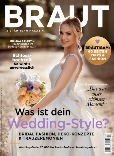 Braut & Brautigam Switzerland – Februar 2026 Cover