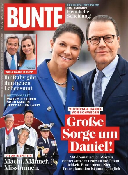 Bunte – 5 Februar 2026 Cover