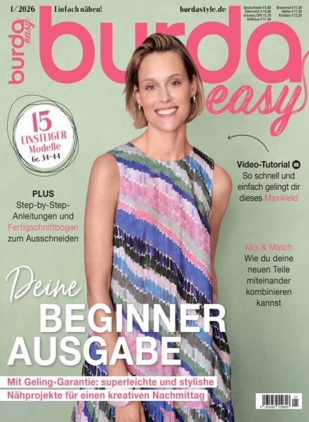 Burda Easy – Februar 2026 Cover