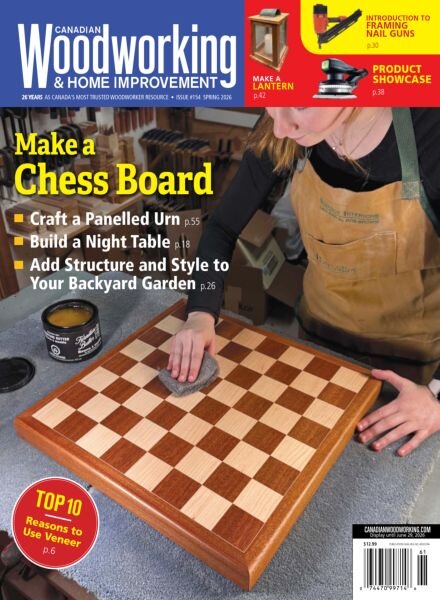 Canadian Woodworking – Spring 2026 Cover