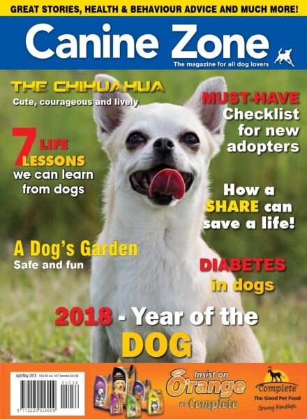 Canine Zone – April-May 2018 Cover