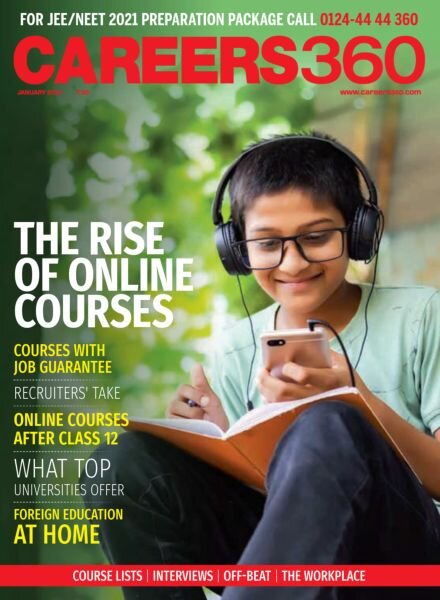 Careers 360 – January 2021 Cover