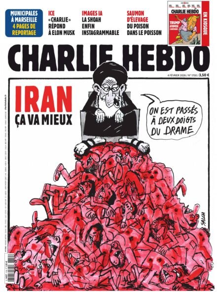 Charlie Hebdo – 4 Fevrier 2026 Cover