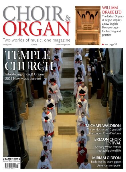 Choir & Organ – Spring 2026 Cover