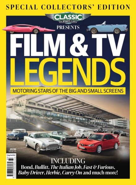 Classic & Sports Car Presents – Film & TV Legens 2026 Cover