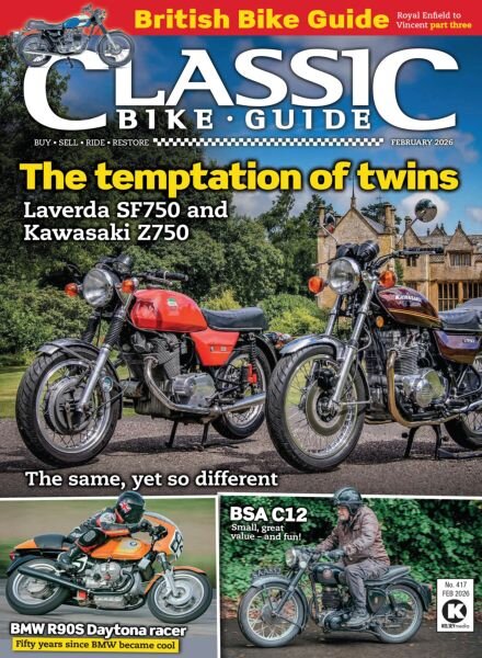 Classic Bike Guide – February 2026 Cover