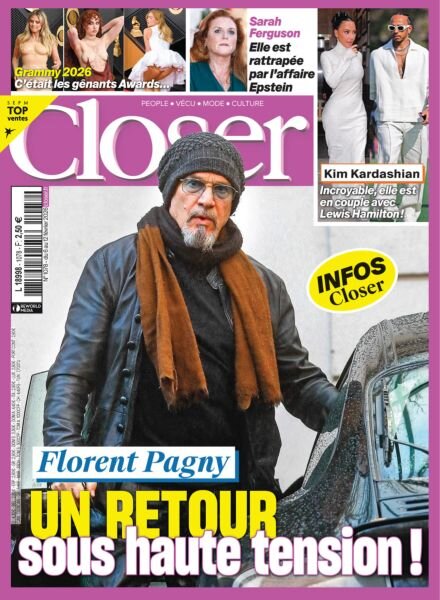 Closer France – 6 Fevrier 2026 Cover