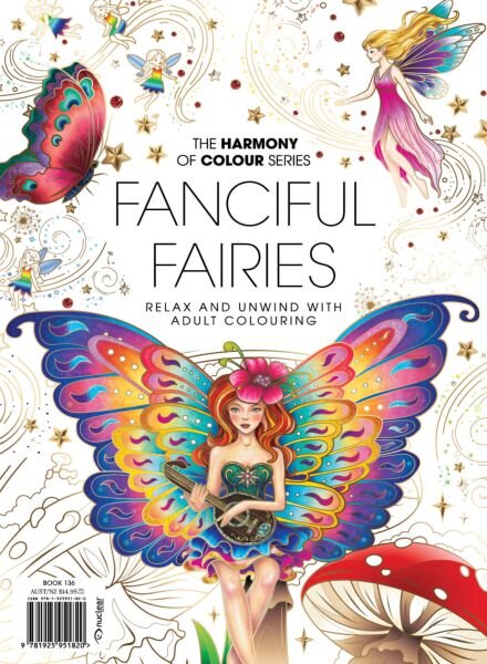 Colouring Book – Fanciful Fairies 2026 Cover