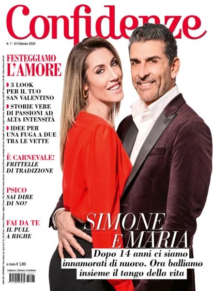 Confidenze – 10 Febbraio 2026 Cover