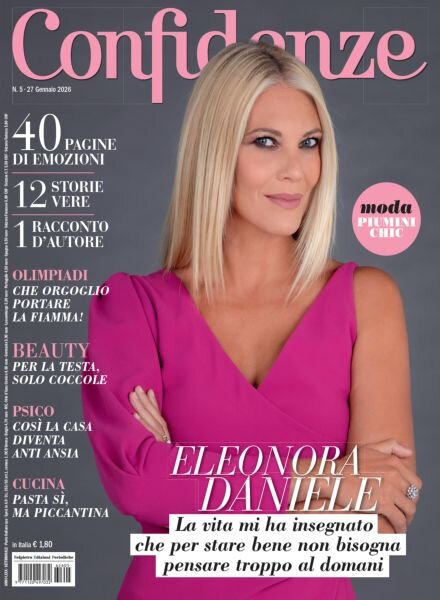 Confidenze – 27 Gennaio 2026 Cover