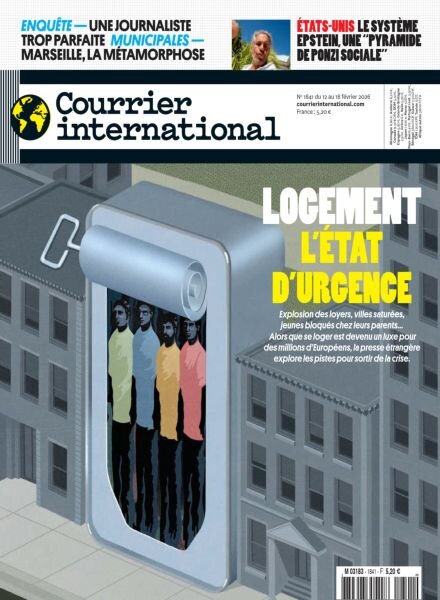 Courrier International – 12 Fevrier 2026 Cover