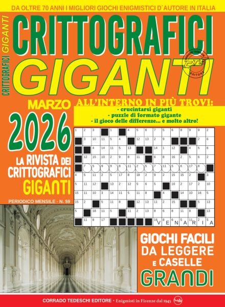 Crittografici Giganti – Marzo 2026 Cover