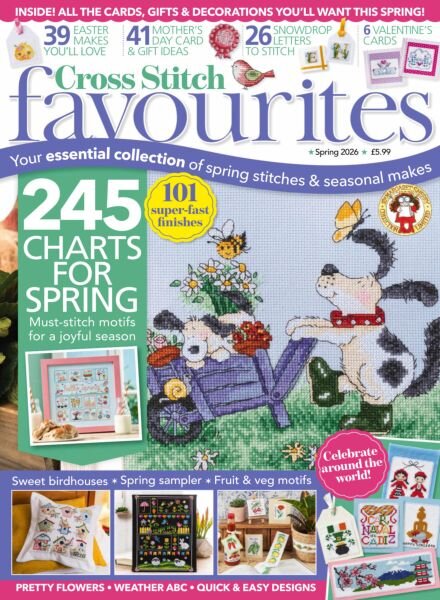 Cross Stitch Favourites – Issue 44 2026 Cover
