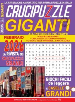 Crucipuzzle Giganti – Febbraio 2026