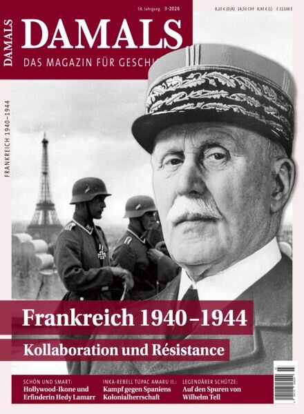 Damals – Februar 2026 Cover
