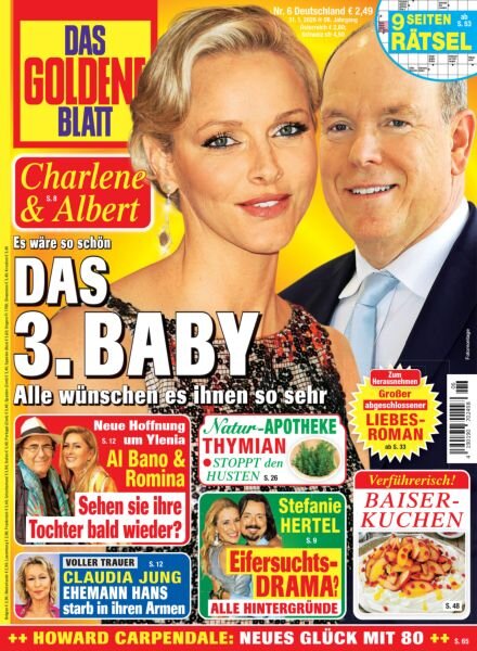 Das Goldene Blatt – 31 Januar 2026 Cover