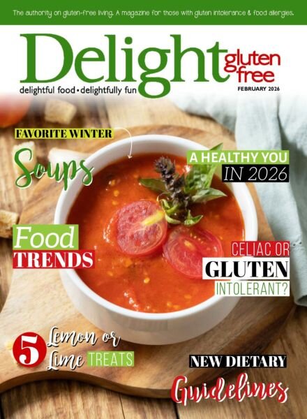 Delight Gluten Free Magazine – February 2026 Cover