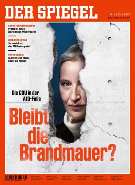 Der Spiegel – 20 Februar 2026 Cover