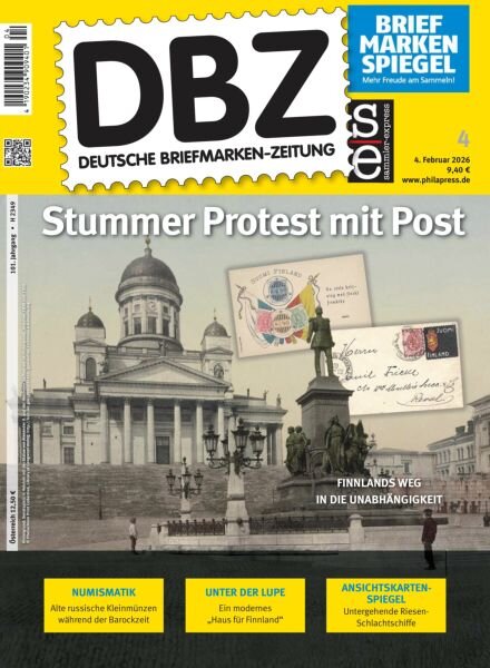 Deutsche Briefmarken-Zeitung – 4 Februar 2026 Cover