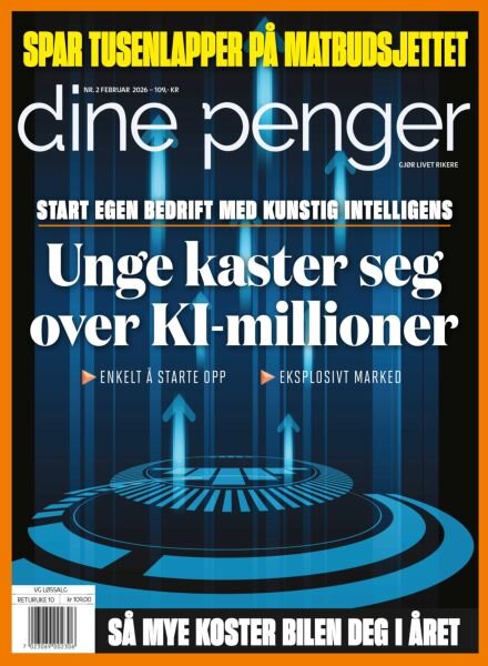 Dine Penger – Februar 2026 Cover