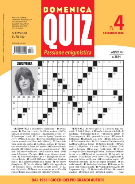 Domenica Quiz – 5 Febbraio 2026 Cover