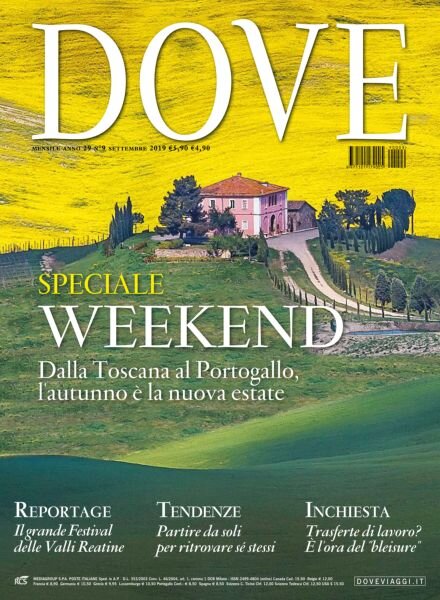 Dove – Settembre 2019 Cover