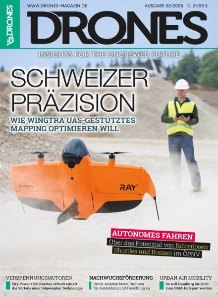Drones – Februar 2026 Cover