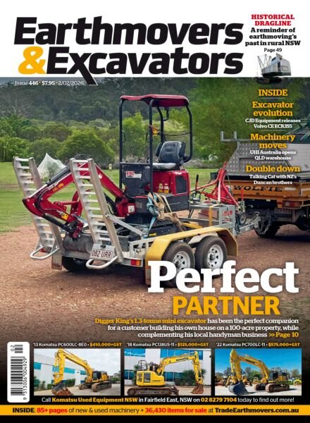 Earthmovers & Excavators – February 2026 Cover