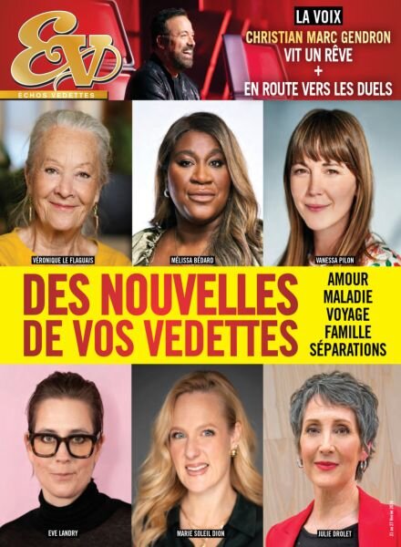 echos Vedettes – 19 Fevrier 2026 Cover