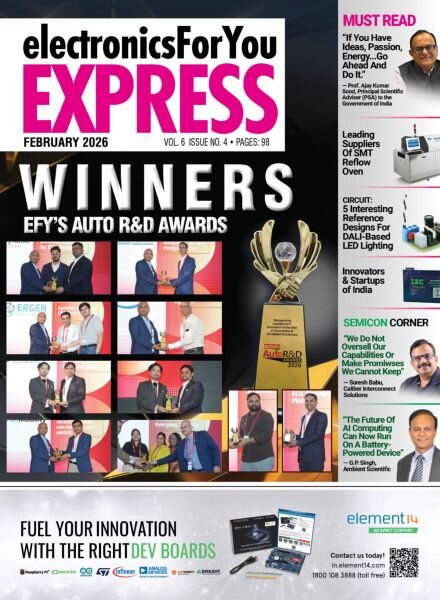 Electronics For You Express – February 2026 Cover