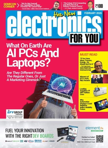 Electronics For You – February 2026 Cover