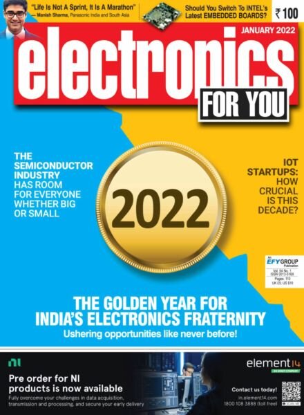 Electronics For You – January 2022 Cover