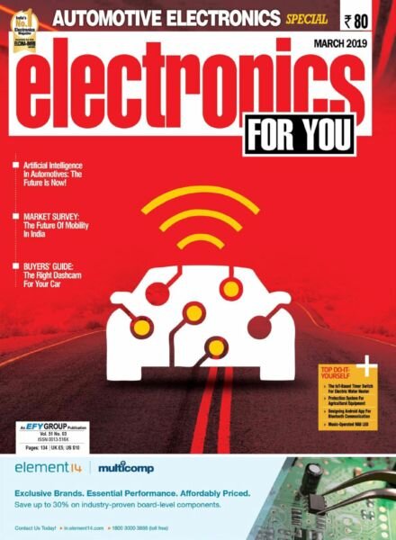 Electronics For You – March 2019 Cover