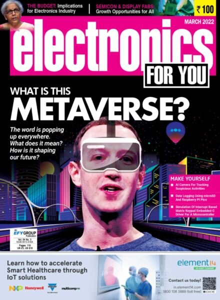 Electronics For You – March 2022 Cover