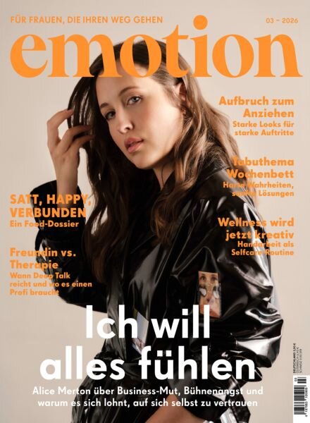 Emotion Germany – Marz 2026 Cover