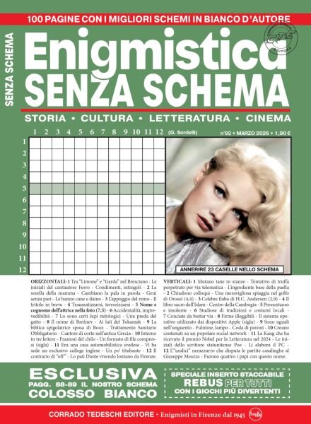 Enigmistica Senza Schema – Marzo 2026 Cover