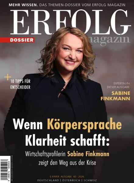 Erfolg Magazin Dossier – Februar 2026 Cover