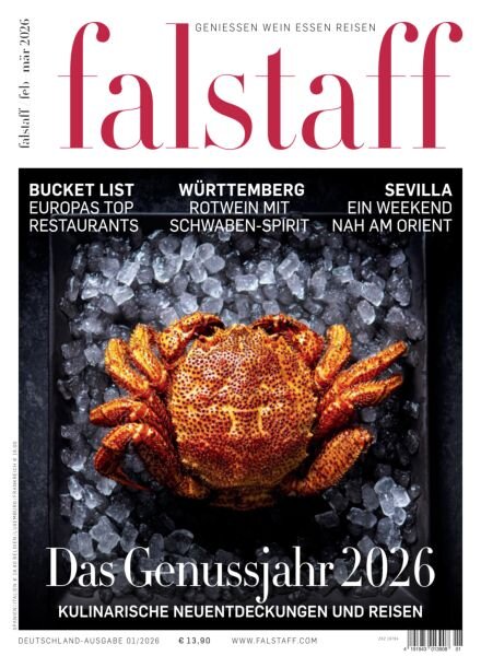 Falstaff Magazin Germany – Februar 2026 Cover