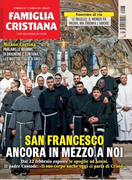 Famiglia Cristiana – 22 Febbraio 2026 Cover