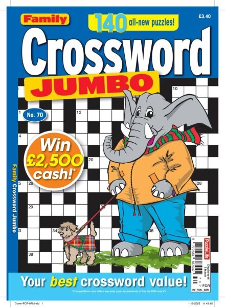 Family Crossword Jumbo – February 2026 Cover