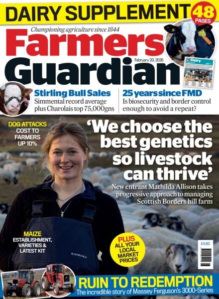 Farmers Guardian – 20 February 2026 Cover