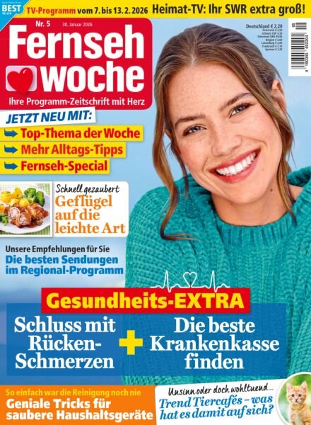 Fernsehwoche – 30 Januar 2026 Cover
