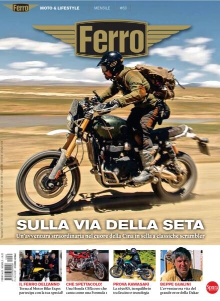 Ferro – Dicembre 2021 – Gennaio 2022 Cover