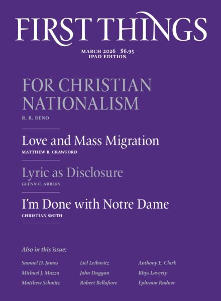 First Things – March 2026 Cover