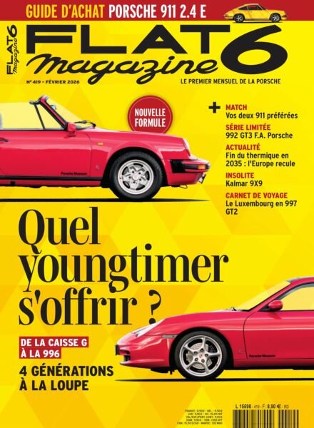 Flat 6 Magazine – Fevrier 2026 Cover