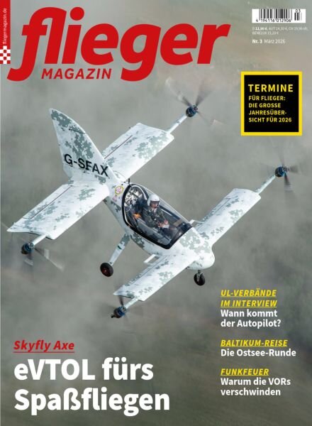 Fliegermagazin – Marz 2026 Cover