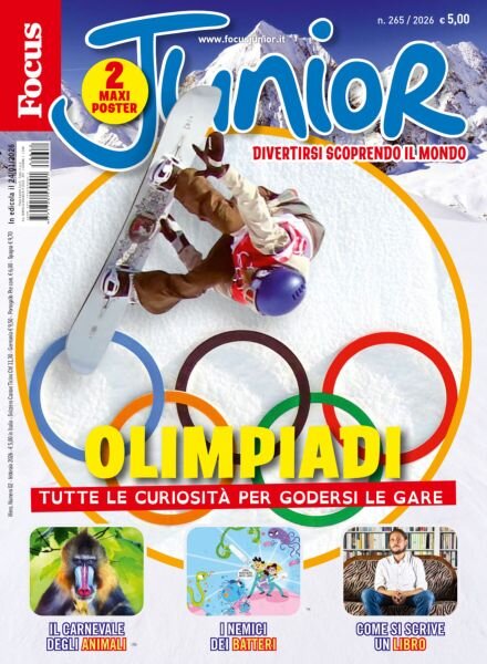 Focus Junior – Febbraio 2026 Cover